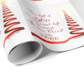 Christliches Zitat-Römer-6:23 /Wrapping Papier Geschenkpapier (Rolleneckpunkt)
