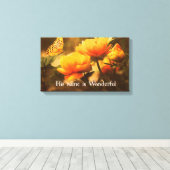 Christliches Zitat: Sein Name ist Leinwanddruck (Insitu (Holzboden))