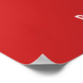 Christliches Zitat von Red Rooted, Zitat Poster (Ecke)