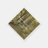 Christliches Zitat, wo er mich führt Serviette (Ecke)