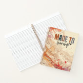 Christliches Zitat zum Anbeten gemacht Notizblock (Innenseite)