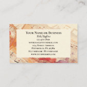 Christliches Zitat zum Anbeten gemacht Visitenkarte (Rückseite)