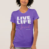 Christliches Zitat zum Leben T-Shirt (Vorderseite)