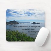 Christliches Zitat zur Natur Mousepad (Mit Mouse)