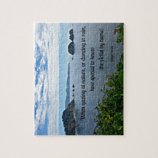 Christliches Zitat zur Natur Puzzle (Vertikal)