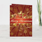 Christma Card Feiertagskarte (Rückseite)