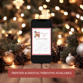 Christma Market Brautparty Liebe Story Game Card Einladung