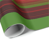 Christma Red Lines mit Lime Green Design Geschenkpapier (Rolleneckpunkt)