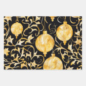 Christma Wrapping Paper Flat Sheet Set 3 Geschenkpapier Set (Vorderseite 2)