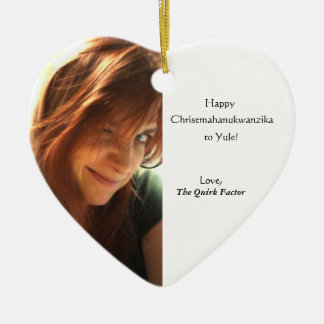 Christmahanukwanzika Keramikornament