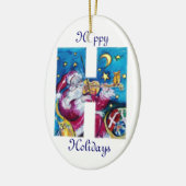 CHRISTMAL H SCHREIBEN / INSPIRIERT SANTA MONOGRAM KERAMIKORNAMENT (Links)
