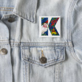 CHRISTMAL K BRIEF / SANTA RED RIBBON MONOGRAM BUTTON (Beispiel)