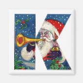 CHRISTMAL K SCHREIBEN / SANTA BUGLER MONOGRAMM MAGNET (Vorne)