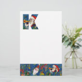 CHRISTMAL K SCHREIBEN / SANTA CLAUS BUGLER MONOGRA BRIEFPAPIER (Stehend Vorderseite)