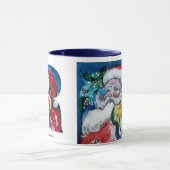 CHRISTMAL R SCHREIBEN / SANTA MIT VIOLIN-MONOGRAMM TASSE (Zentrum)