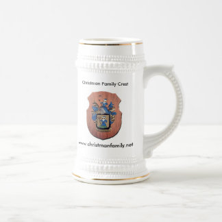 Christman Bier Stein 22oz Bierglas