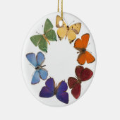 Christman Verzierung mit Schmetterlingsring Keramikornament (Rechts)