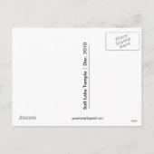 Christmas2010 Feiertagspostkarte (Rückseite)