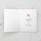 Christmas 12 days of Christmas Five Gold Rings Karte (Innenseite)