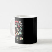 Christmas 12 Days Of Ct Technologist Cat Scan Radi Kaffeetasse (Vorderseite Links)