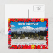 CHRISTMAS 1 FEIERTAGSPOSTKARTE (Vorne/Hinten)