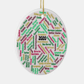 CHRISTMAS 2020 KERAMIK ORNAMENT (Rechts)