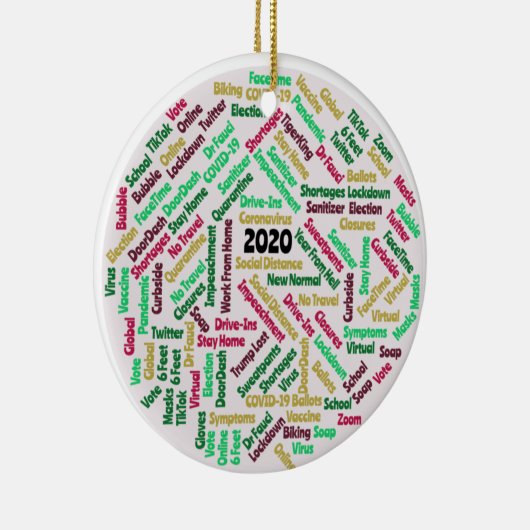 CHRISTMAS 2020 KERAMIK ORNAMENT (Rechts)