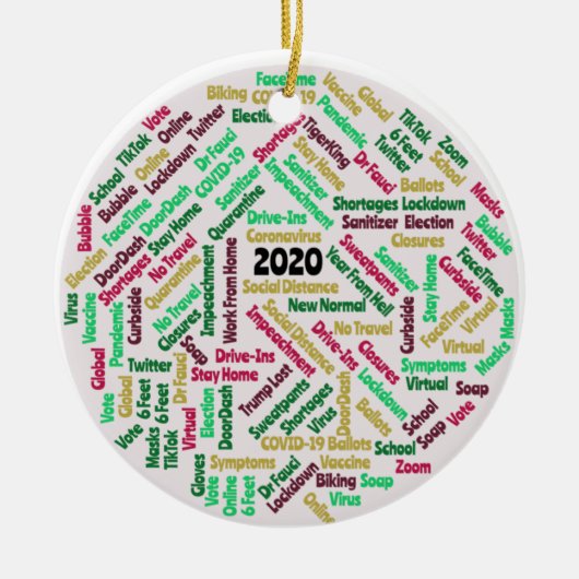CHRISTMAS 2020 KERAMIK ORNAMENT (Vorne)