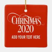 Christmas 2020 keramikornament (Rückseite)