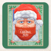 Christmas 2020 rechteckiger pappuntersetzer (Vorderseite)