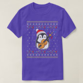 Christmas 2021 Ugly Xmas Sweater Penguin Violin Xm T-Shirt (Design vorne)