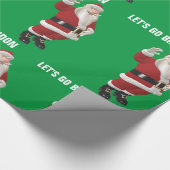 CHRISTMAS 2023 LET'S GO BRANDON SANTA CLAUS GESCHENKPAPIER (Ecke)