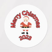 Christmas 2023 Multiple Stickers Etiketten (Design 1)