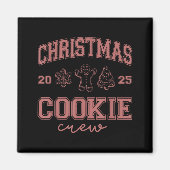 Christmas 2025 Cookie Crew Gingerbread Funny Chris Magnet (Vorne)