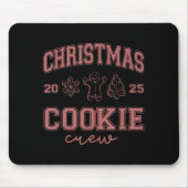 Christmas 2025 Cookie Crew Gingerbread Funny Chris Mousepad (Vorne)