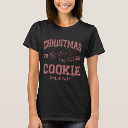 Christmas 2025 Cookie Crew Gingerbread Funny Chris T-Shirt (Vorderseite)