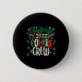 Christmas 2025 Cousin Crew Xmas Matching Family Gr Button (Vorderseite)