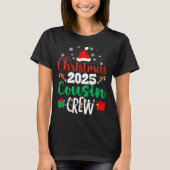 Christmas 2025 Cousin Crew Xmas Matching Family Gr T-Shirt (Vorderseite)
