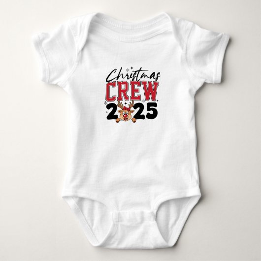 Christmas 2025 Crew Baby Strampler (Vorderseite)