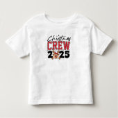 Christmas 2025 Crew Kleinkind T-shirt (Vorderseite)