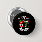 Christmas 2025 The Year I Barely Survived Six Seve Button (Vorne & Hinten)