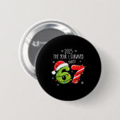 Christmas 2025 The Year I Barely Survived Six Seve Button (Vorne & Hinten)