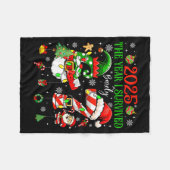 Christmas 2025 The Year I Barely Survived Six Seve Fleecedecke (Vorderseite (Horizontal))