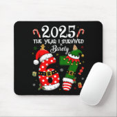 Christmas 2025 The Year I Barely Survived Six Seve Mousepad (Mit Mouse)