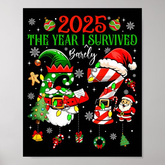 Christmas 2025 The Year I Barely Survived Six Seve Poster (Vorne)