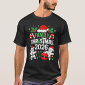 Christmas 2026 Family Matching Costume Team Santa T-Shirt (Vorderseite)
