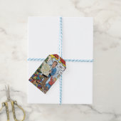 christmas 2 geschenkanhänger (Mit Garn)