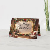 Christmas 3 Image Greeting Card Karte (Vorderseite)