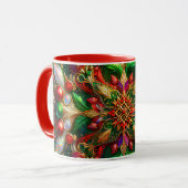 CHRISTMAS ~ 3D ~ Multicolor ~ Tasse (Vorderseite Links)