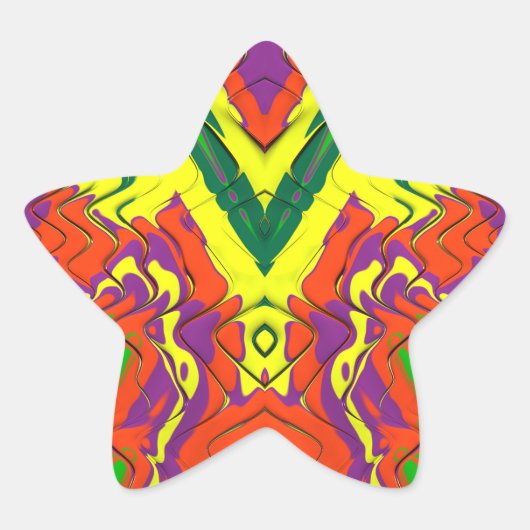 CHRISTMAS 3D STAR ~ STAR STICKER (Vorderseite)